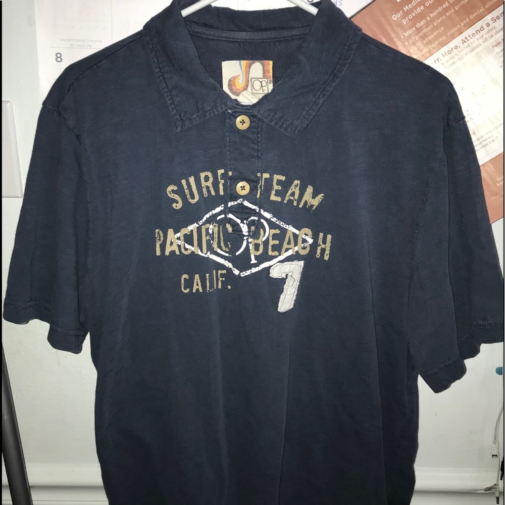 OP brand shirt